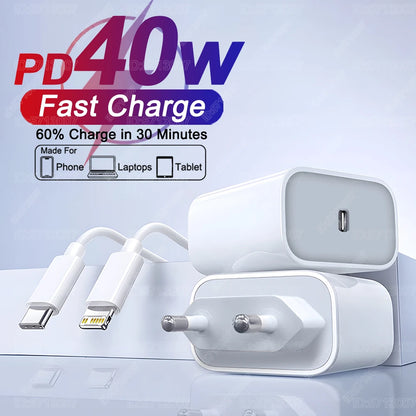 40W USB C Fast Charger iPhone Pro Max Elite Edition - Smarsty