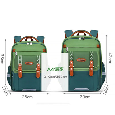 Waterproof Kids School Backpack With Orthopedic Support - Smarsty