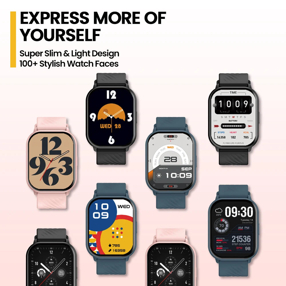 Zeblaze GTS 3 Smart Watch with 2.03 Inch Screen - Smarsty