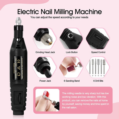 Electric Nail Sander Set for Professional Manicure - Smarsty