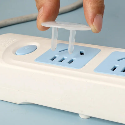 10/20PCS Childproof Outlet Covers – US Standard Baby Safety Plugs, Clear Electrical Socket Protectors for Home & Export - Smarsty