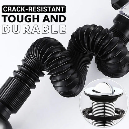 Flexible Anti-Odor Drain Pipe Set for Kitchen and Bathroom - Smarsty