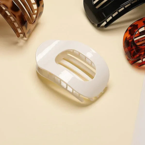 Fashion Leopard Oval Hair Claw Clip for Women - Smarsty