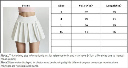 Sports short skirt women summer anti-walk yoga pants running fitness clothes quick dry breathable high waist pleated skirt - Smarsty