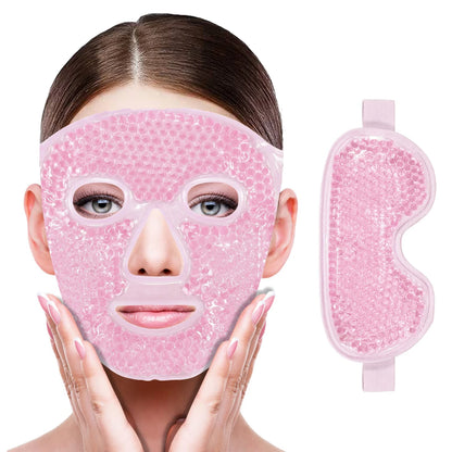Gel Cooling Eye Mask for Refreshing Hot Cold Therapy - Smarsty