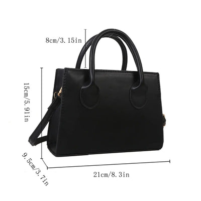 PU Leather Crossbody Bag For Women Large Capacity Tote - Smarsty