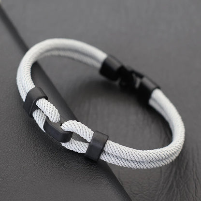 Personalized Thread Bracelet for Men with Easy Hook Closure - Smarsty