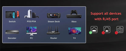 MIZIQIER CAT 8 Flat Network Cable 40Gbps for Gaming - Smarsty