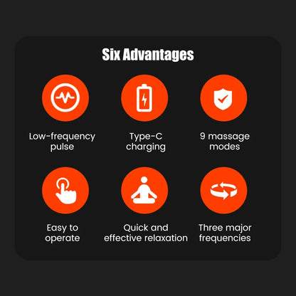 Electric Muscle Stimulator with Built-In Battery for Pain Relief - Smarsty