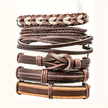 Braided Leather Bracelets for Men and Women Handmade - Smarsty