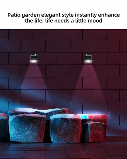 Solar Powered LED Motion Sensor Outdoor Wall Light - Smarsty