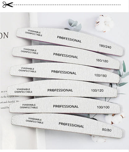 Professional Nail File Set for Gel Polishing 5 Pieces - Smarsty