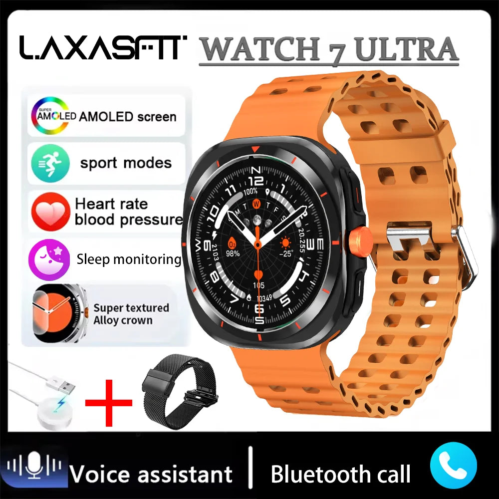 LAXASFIT GT7 Ultra Smart Watch for Fitness Tracking - Smarsty