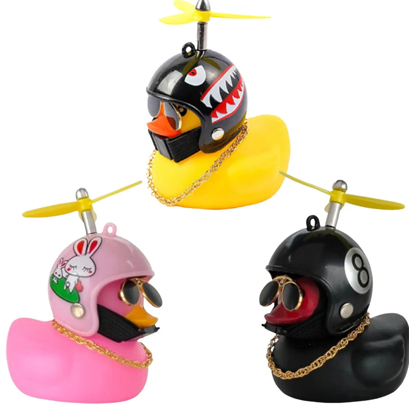 Cute Yellow Duck Helmet Car Decoration for Wind Break - Smarsty