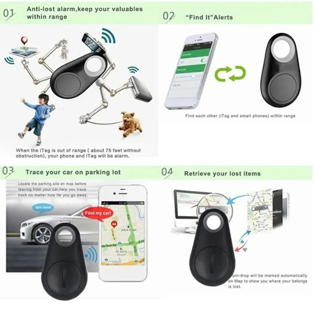 Mini Dog GPS Tracker Bluetooth Anti-Lost Smart Locator - Smarsty