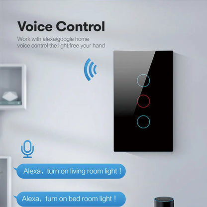 Tuya WiFi Smart Wall Switch with Voice Control - Smarsty