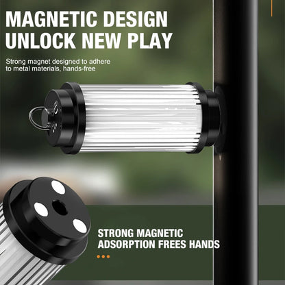 Outdoor camping tools camping lights 5 kinds of lights adjustable ceiling can be connected with the bracket TYPE-C charging. by Smarsty