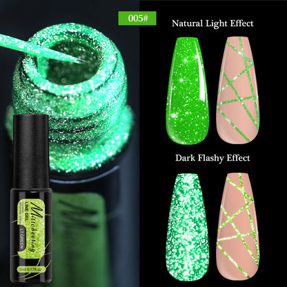 Gold Silver Metallic Nail Gel Polish for Stunning Mirror Finish - Smarsty