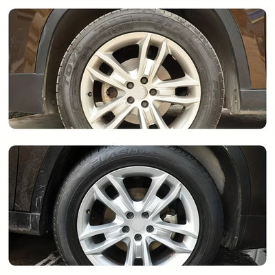 Black Shiny Tire wax - durable, long-lasting protection and repair for all kinds of tires - prevents cracks and whitens - Smarsty
