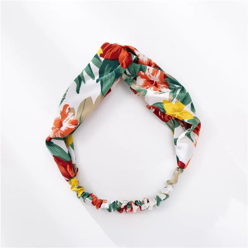 Bohemian Print Headbands For Women Vintage Turban Comfort - Smarsty