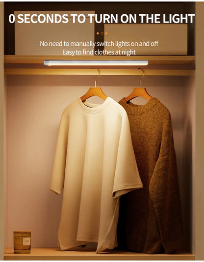 Rechargeable Motion Sensor LED Night Light for Cabinets - Smarsty