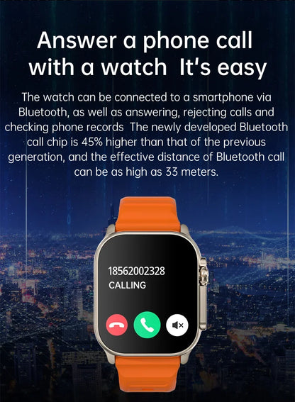 Original T900 Ultra 2 Smart Watch Bluetooth Call Feature - Smarsty