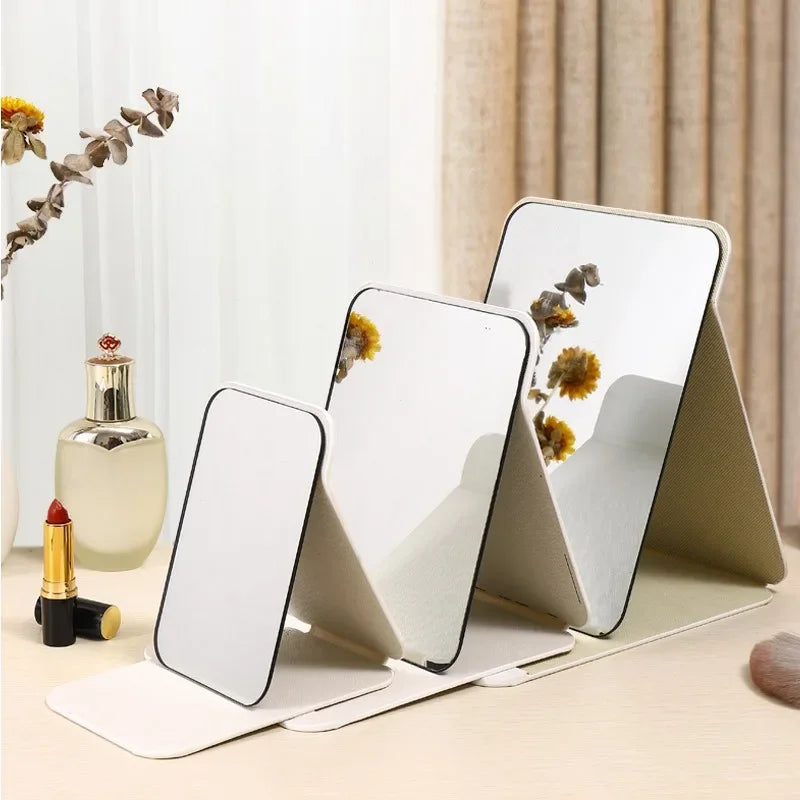Portable Folding Makeup Mirror with Creative Design - Smarsty