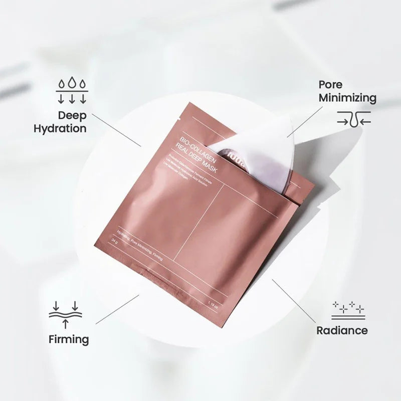 Bio Collagen Face Mask for Deep Hydration and Brightening - Smarsty