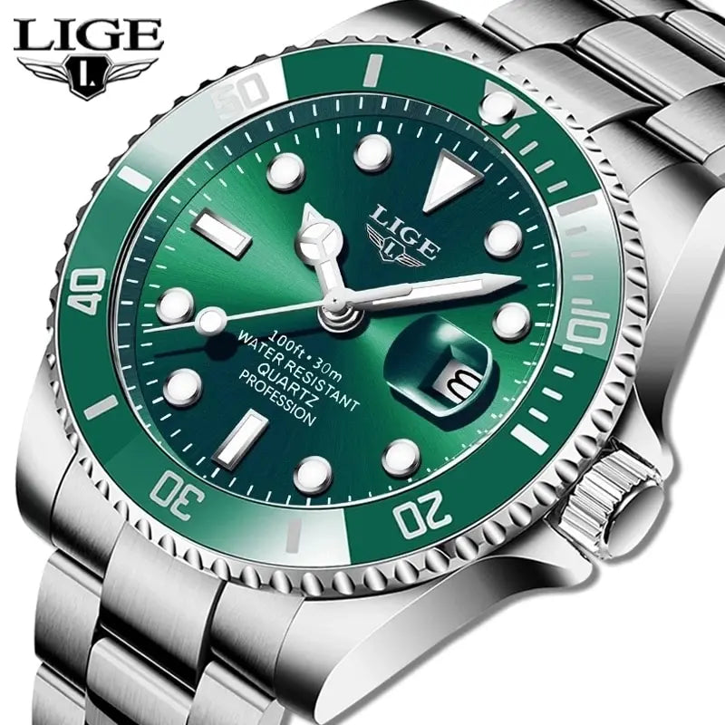 Luxury Waterproof Diver Watch for Men with Date Feature - Smarsty
