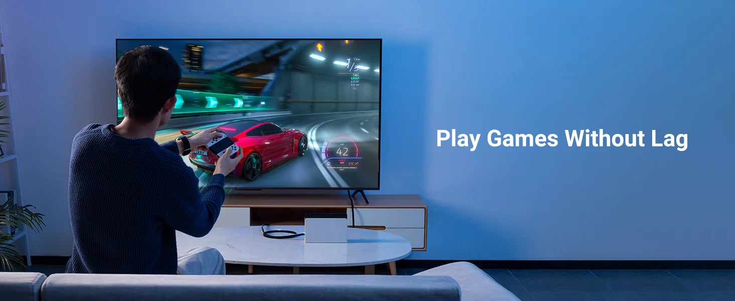 MIZIQIER CAT 8 Flat Network Cable 40Gbps for Gaming - Smarsty