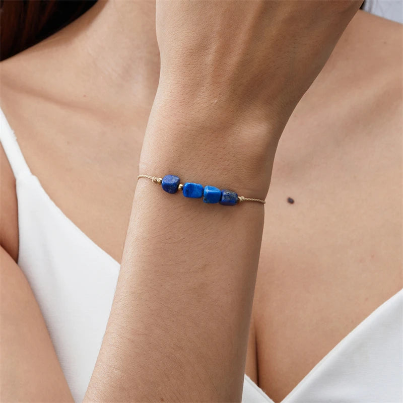 12 Constellation Natural Stone Beads Bracelets for Zodiac Signs - Smarsty