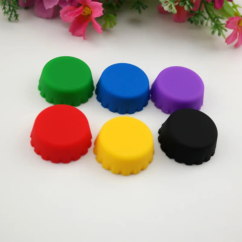 Candy Color Silicone Beer Bottle Caps for Home Brewing - Smarsty