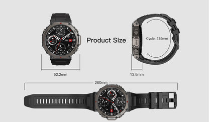 T-Rex 3 GPS Smart Watch with Altimeter and Waterproof Design - Smarsty