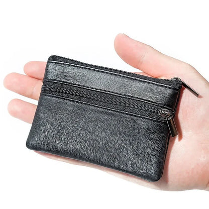 Unisex Coin Purse Wallet With Zipper Change Holder Everyday - Smarsty