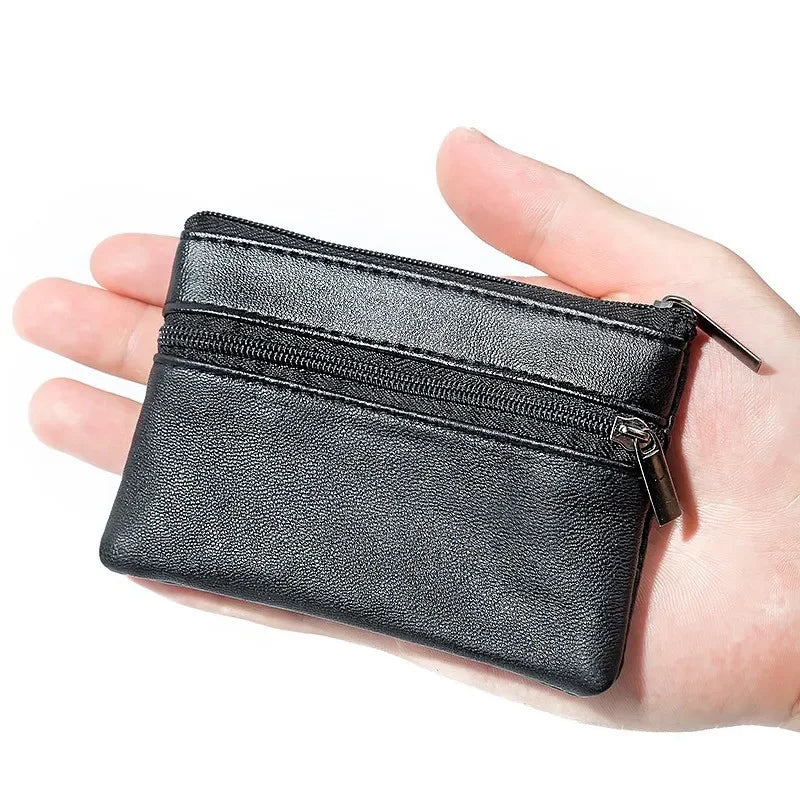 Unisex Coin Purse Wallet With Zipper Change Holder Everyday - Smarsty