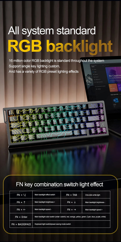 Mechanical Gaming Keyboard With Ultra Fast 0.125ms Response