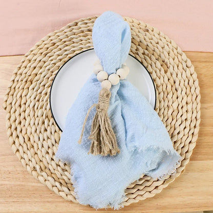 Reusable Cotton Wedding Napkins for Rustic Table Decor - Smarsty