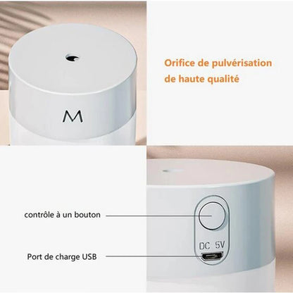 Portable Ultrasonic Aromatherapy Diffuser with LED Lamp - Smarsty