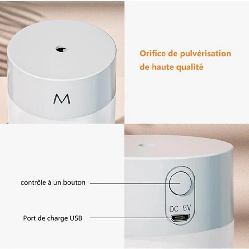 Portable Ultrasonic Aromatherapy Diffuser with LED Lamp - Smarsty