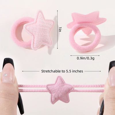 Kids Plush Hair Bands 20 Pack Soft Scrunchies For Children - Smarsty