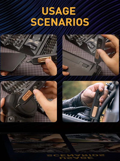 180 in 1 Precision Manual  Multifunctional Screwdriver Set Magnetic Phillips Bits Mobile iPhone & PC & Glasses Repair Tool Gift - Smarsty