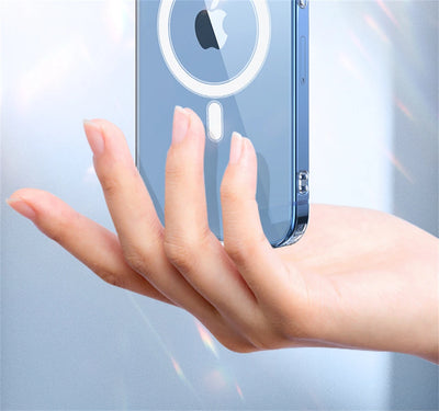 Smarsty MagSafe Clear Case for iPhone Magnetic Wireless Charging -