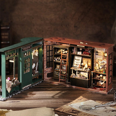Magical Doll House Wooden Miniature DIY Assembly Building Model Kit Production of Small Room Toys Decorations with Furniture by Smarsty