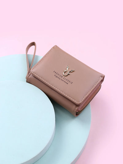 Luxury Brand Women's Small Wallet Female Card Holder Short Wallets with Coin Purse for Woman Ladies PU Leather Hasp Mini Clutch - Smarsty