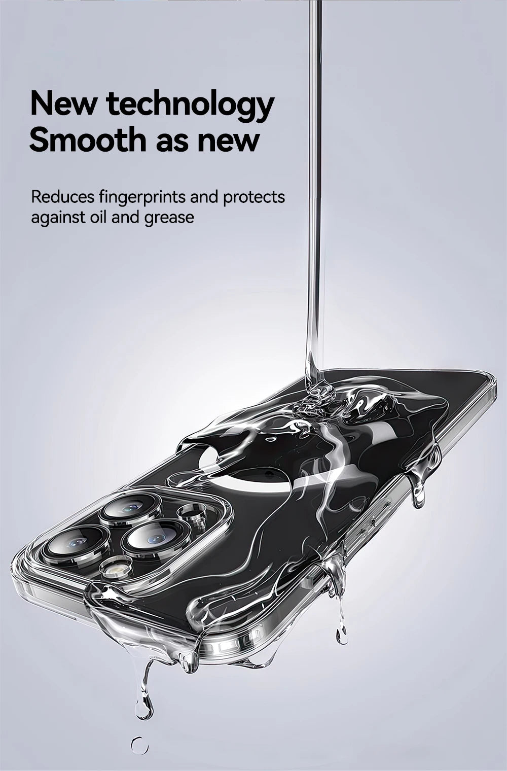 Magnetic iPhone Case Anti Yellow Transparent Slim Cover - Smarsty