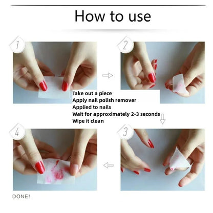 100 Percent Cotton Lint-Free Nail Wipes for Easy Removal - Smarsty