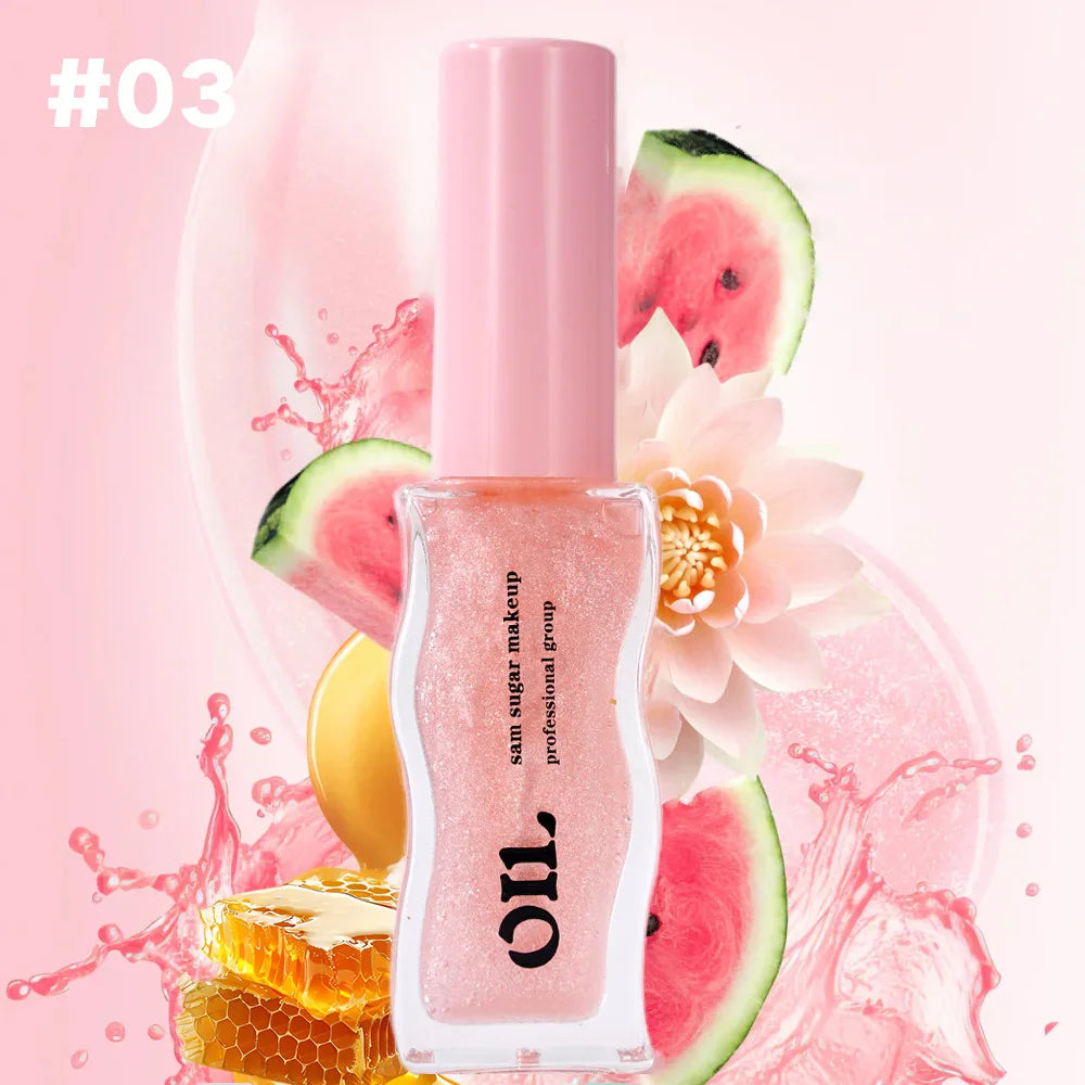 Strawberry Tinted Lip Oil for Moisturizing Shine - Smarsty