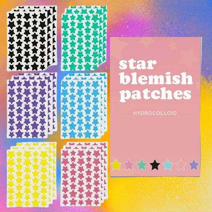 240 pieces of multi-color star acne patches, facial acne patches, concealer acne patches, and pimples patches, ultra-thin - Smarsty