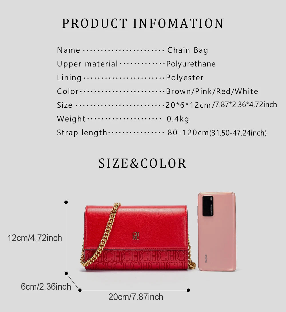 CH Ladies Chain Bag Exquisite Craftsmanship Crossbody - Smarsty