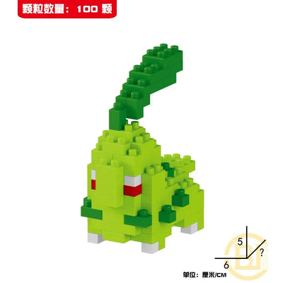 DIY Pokemon Blocks Small Cartoon Mini Building Block Pikachu Charizard Eevee Mewtwo Anime Assemble Action Model Dolls Toys by Smarsty